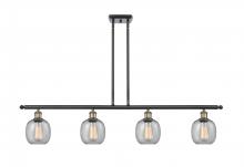  516-4I-BAB-G104 - Belfast - 4 Light - 48 inch - Black Antique Brass - Cord hung - Island Light