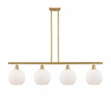 Innovations Lighting 516-4I-SG-G121 - Athens - 4 Light - 48 inch - Satin Gold - Cord hung - Island Light