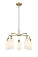 Innovations Lighting 516-5CR-AB-G801 - Clymer - 5 Light - 22 inch - Antique Brass - Chandelier