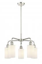 Innovations Lighting 516-5CR-PN-G801 - Clymer - 5 Light - 22 inch - Polished Nickel - Chandelier