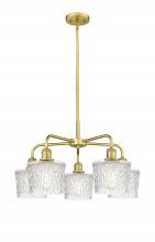 Innovations Lighting 516-5CR-SG-G402 - Niagara - 5 Light - 25 inch - Satin Gold - Chandelier