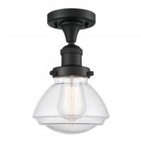 Innovations Lighting 517-1CH-BK-G324 - Olean - 1 Light - 7 inch - Matte Black - Semi-Flush Mount