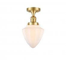 Innovations Lighting 517-1CH-SG-G661-7 - Bullet - 1 Light - 7 inch - Satin Gold - Semi-Flush Mount