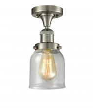 Innovations Lighting 517-1CH-SN-G54 - Bell - 1 Light - 5 inch - Brushed Satin Nickel - Semi-Flush Mount