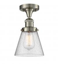 Innovations Lighting 517-1CH-SN-G64 - Cone - 1 Light - 7 inch - Brushed Satin Nickel - Semi-Flush Mount