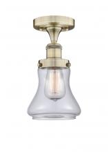 Innovations Lighting 616-1F-AB-G192 - Bellmont - 1 Light - 6 inch - Antique Brass - Semi-Flush Mount