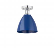 Innovations Lighting 616-1F-PC-MBD-75-BL - Plymouth - 1 Light - 8 inch - Polished Chrome - Semi-Flush Mount