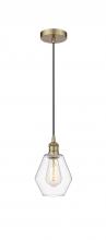 Innovations Lighting 616-1P-AB-G652-6 - Cindyrella - 1 Light - 6 inch - Antique Brass - Cord hung - Mini Pendant