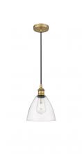 Innovations Lighting 616-1P-BB-GBD-752 - Bristol - 1 Light - 8 inch - Brushed Brass - Cord hung - Mini Pendant