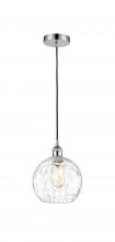 Innovations Lighting 616-1P-PC-G1215-8 - Athens Water Glass - 1 Light - 8 inch - Polished Chrome - Cord hung - Mini Pendant