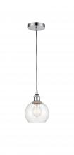 Innovations Lighting 616-1P-PC-G122-6 - Athens - 1 Light - 6 inch - Polished Chrome - Cord hung - Mini Pendant