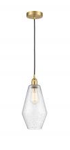 Innovations Lighting 616-1P-SG-G654-7 - Cindyrella - 1 Light - 7 inch - Satin Gold - Cord hung - Mini Pendant