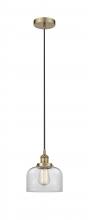 Innovations Lighting 616-1PH-AB-G72 - Bell - 1 Light - 8 inch - Antique Brass - Cord hung - Mini Pendant