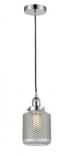 Innovations Lighting 616-1PH-PC-G262 - Stanton - 1 Light - 6 inch - Polished Chrome - Cord hung - Mini Pendant