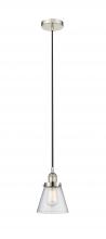 Innovations Lighting 616-1PH-PN-G64 - Cone - 1 Light - 6 inch - Polished Nickel - Cord hung - Mini Pendant