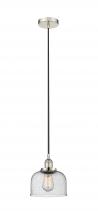 Innovations Lighting 616-1PH-PN-G74 - Bell - 1 Light - 8 inch - Polished Nickel - Cord hung - Mini Pendant