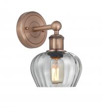 Innovations Lighting 616-1W-AC-G92 - Fenton - 1 Light - 7 inch - Antique Copper - Sconce