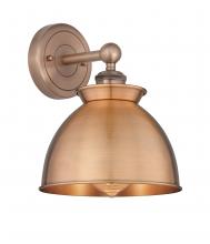 Innovations Lighting 616-1W-AC-M14-AC - Adirondack - 1 Light - 8 inch - Antique Copper - Sconce