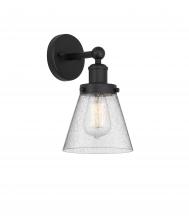 Innovations Lighting 616-1W-BK-G64 - Cone - 1 Light - 6 inch - Matte Black - Sconce