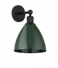 Innovations Lighting 616-1W-BK-MBD-75-GR - Plymouth - 1 Light - 8 inch - Matte Black - Sconce