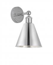 Innovations Lighting 616-1W-PC-MBC-8-PC - Berkshire - 1 Light - 8 inch - Polished Chrome - Sconce