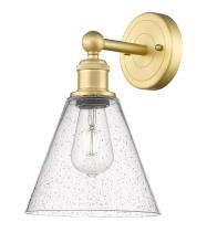 Innovations Lighting 616-1W-SG-GBC-84 - Berkshire - 1 Light - 8 inch - Satin Gold - Sconce