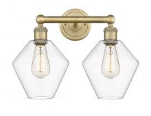 Innovations Lighting 616-2W-BB-G652-8 - Cindyrella - 2 Light - 17 inch - Brushed Brass - Bath Vanity Light