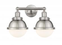 Innovations Lighting 616-2W-SN-HFS-61-SN - Hampden - 2 Light - 16 inch - Brushed Satin Nickel - Bath Vanity Light