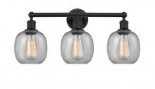 Innovations Lighting 616-3W-BK-G104 - Belfast - 3 Light - 24 inch - Matte Black - Bath Vanity Light