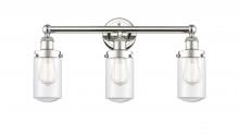 Innovations Lighting 616-3W-PN-G312 - Dover - 3 Light - 23 inch - Polished Nickel - Bath Vanity Light