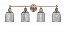 Innovations Lighting 616-4W-AC-G559-5SM - Bridal Veil - 4 Light - 32 inch - Antique Copper - Bath Vanity Light