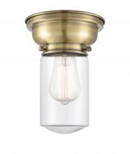 Innovations Lighting 623-1F-AB-G312 - Dover - 1 Light - 6 inch - Antique Brass - Flush Mount