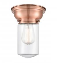 Innovations Lighting 623-1F-AC-G312 - Dover - 1 Light - 6 inch - Antique Copper - Flush Mount