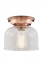 Innovations Lighting 623-1F-AC-G72 - Bell - 1 Light - 8 inch - Antique Copper - Flush Mount