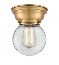 Innovations Lighting 623-1F-BB-G202-6 - Beacon - 1 Light - 6 inch - Brushed Brass - Flush Mount