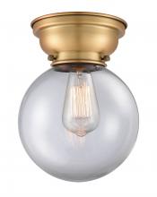 Innovations Lighting 623-1F-BB-G202-8 - Beacon - 1 Light - 8 inch - Brushed Brass - Flush Mount