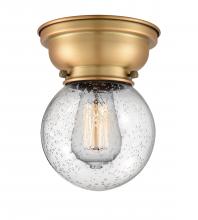 Innovations Lighting 623-1F-BB-G204-6 - Beacon - 1 Light - 6 inch - Brushed Brass - Flush Mount