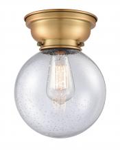 Innovations Lighting 623-1F-BB-G204-8 - Beacon - 1 Light - 8 inch - Brushed Brass - Flush Mount