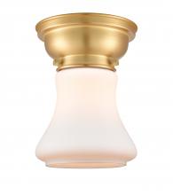 Innovations Lighting 623-1F-SG-G191 - Bellmont - 1 Light - 6 inch - Satin Gold - Flush Mount