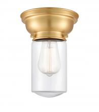 Innovations Lighting 623-1F-SG-G312 - Dover - 1 Light - 6 inch - Satin Gold - Flush Mount