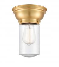 Innovations Lighting 623-1F-SG-G314 - Dover - 1 Light - 6 inch - Satin Gold - Flush Mount