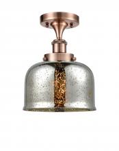 Innovations Lighting 916-1C-AC-G78-LED - Bell - 1 Light - 8 inch - Antique Copper - Semi-Flush Mount