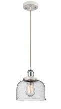 Innovations Lighting 916-1P-WPC-G74 - Bell - 1 Light - 8 inch - White Polished Chrome - Cord hung - Mini Pendant