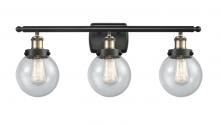 Innovations Lighting 916-3W-BAB-G204-6-LED - Beacon - 3 Light - 26 inch - Black Antique Brass - Bath Vanity Light