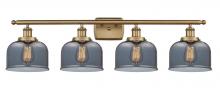 Innovations Lighting 916-4W-BB-G73-LED - Bell - 4 Light - 38 inch - Brushed Brass - Bath Vanity Light