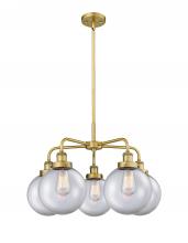 Innovations Lighting 916-5CR-BB-G202-8 - Whitney - 5 Light - 27 inch - Brushed Brass - Chandelier