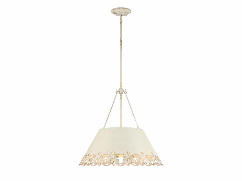 Eloise 5-Light Pendant in Antique Ivory