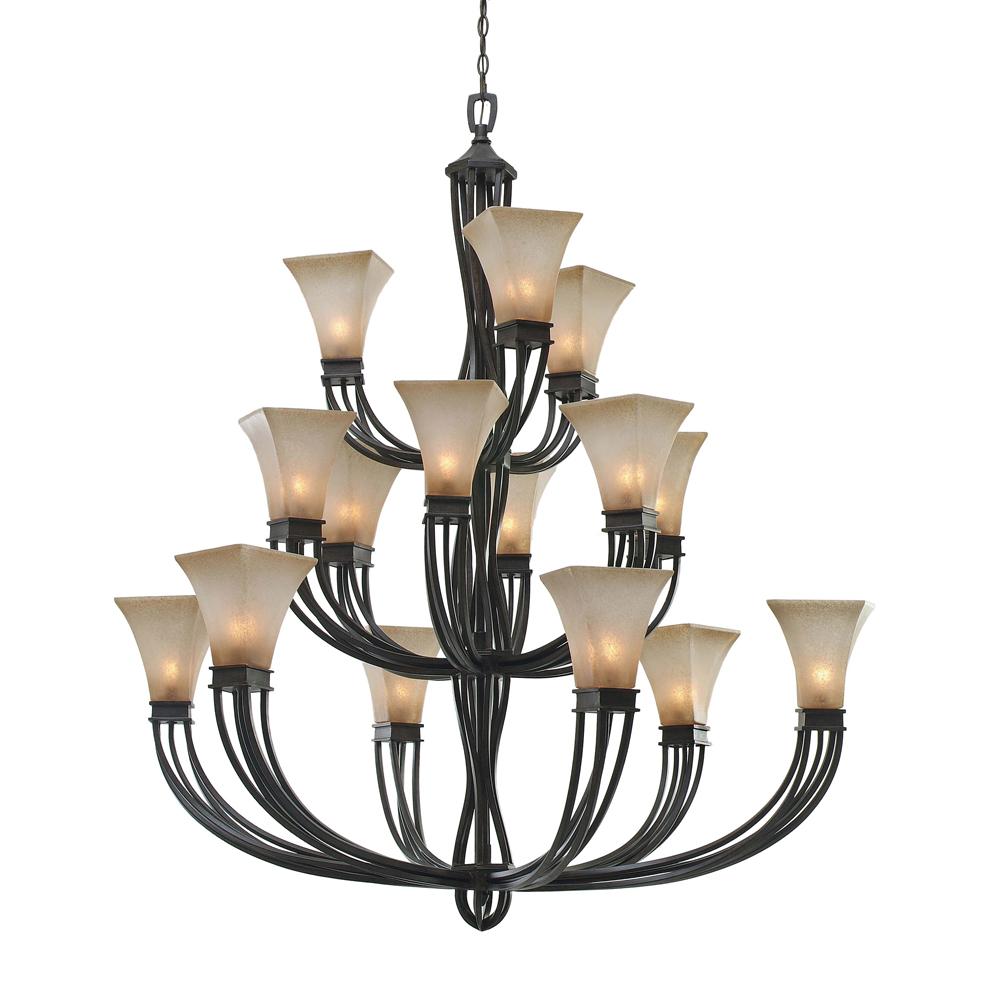 Genesis 3 Tier - 15 Light Chandelier