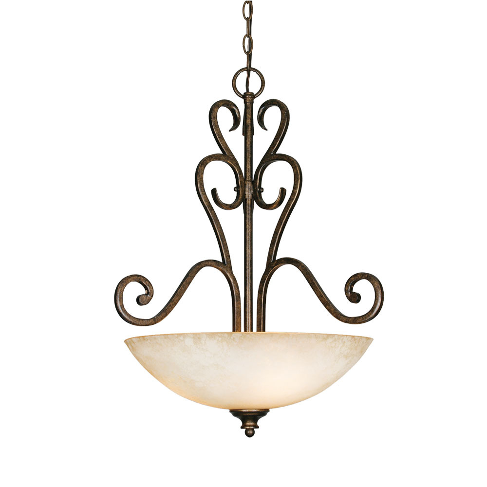 Heartwood 3 Light Pendant