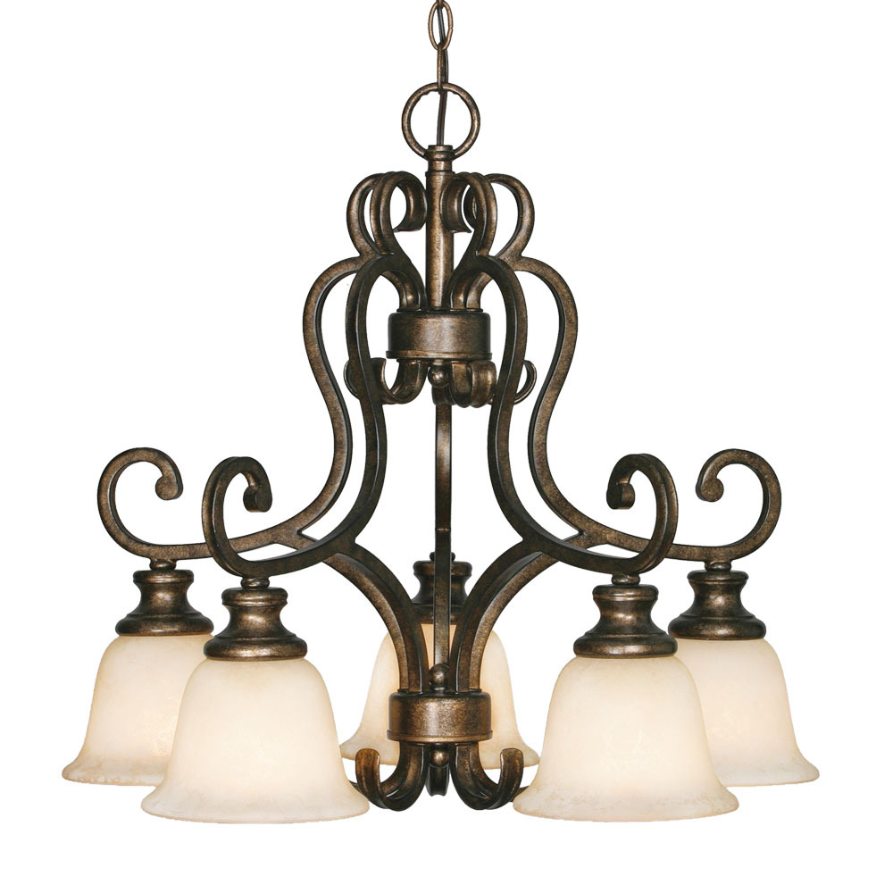 Heartwood 5 Light Nook Chandelier